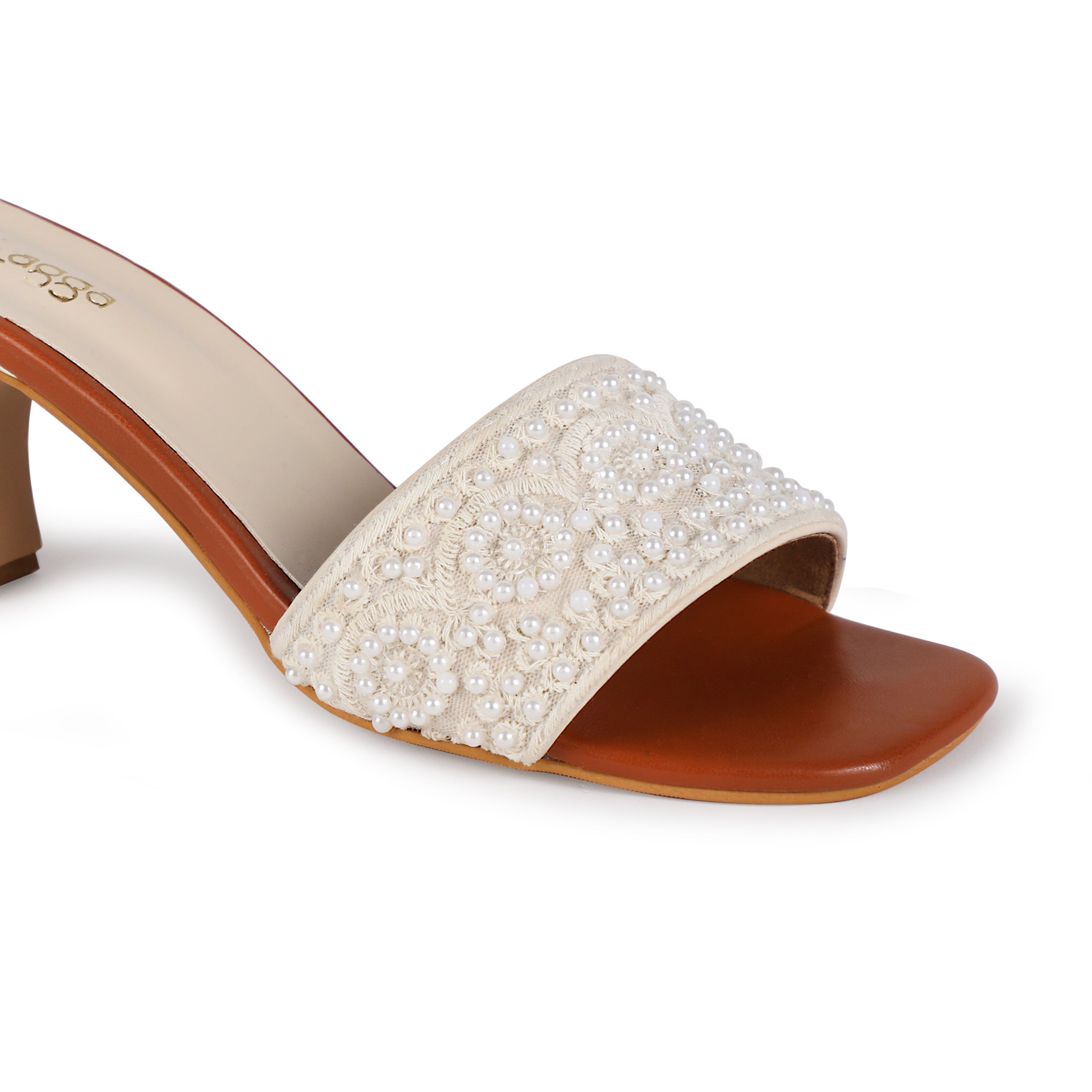 Pearl Thread Heels