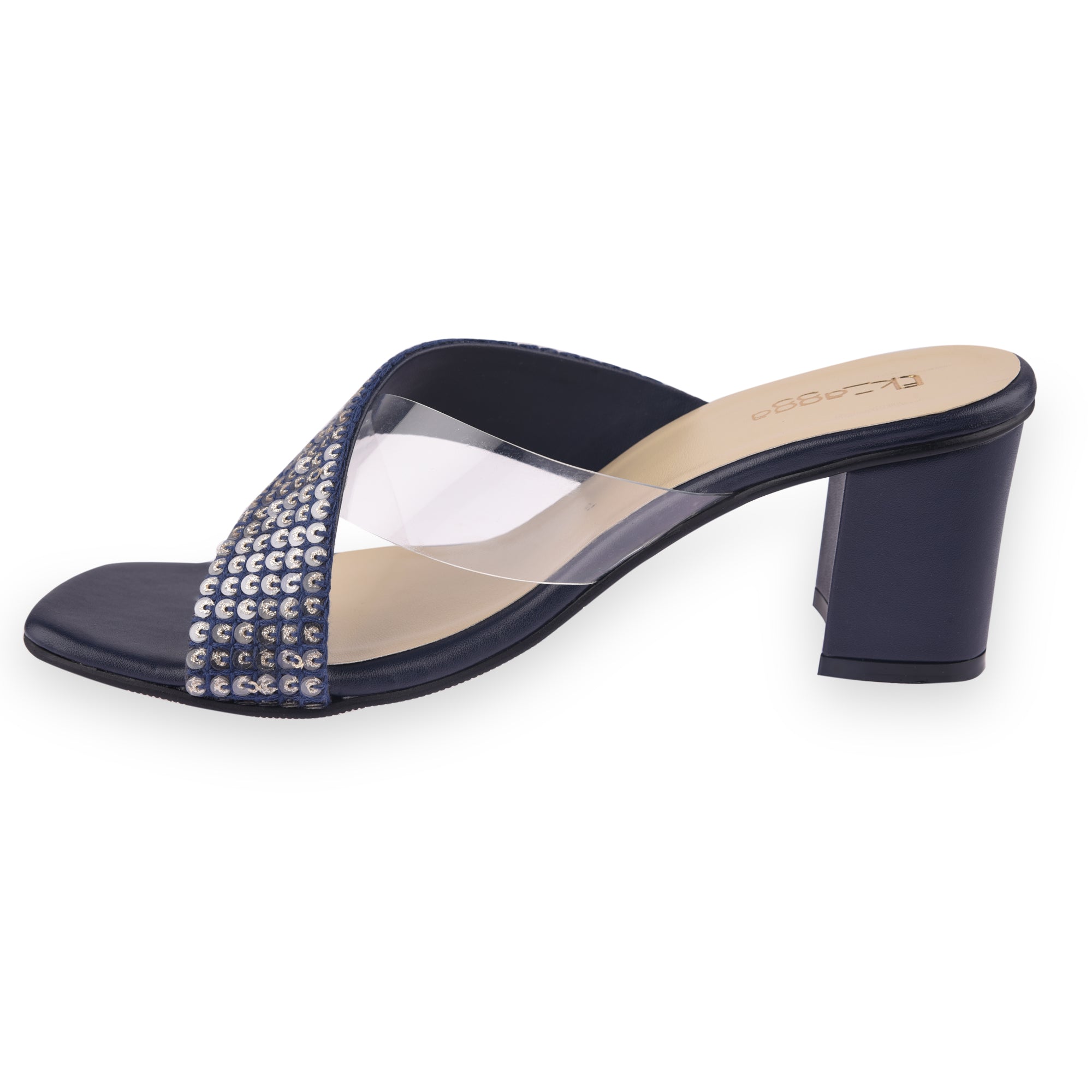 Two Strap Embellished Heels