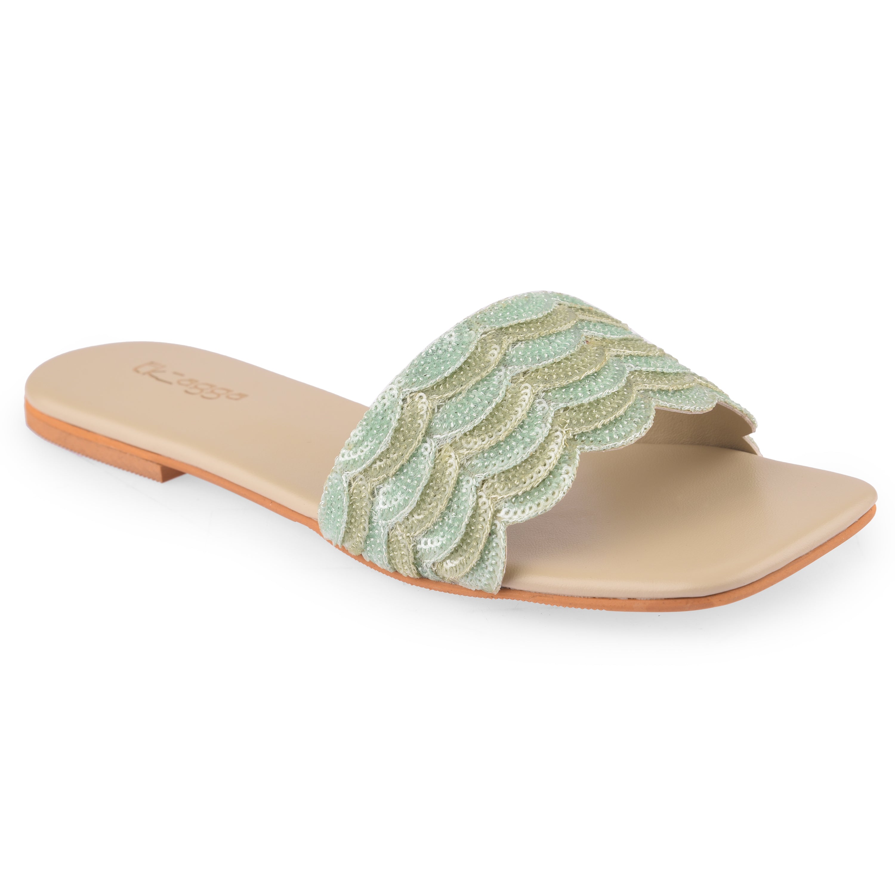 Scallop sequins Flat
