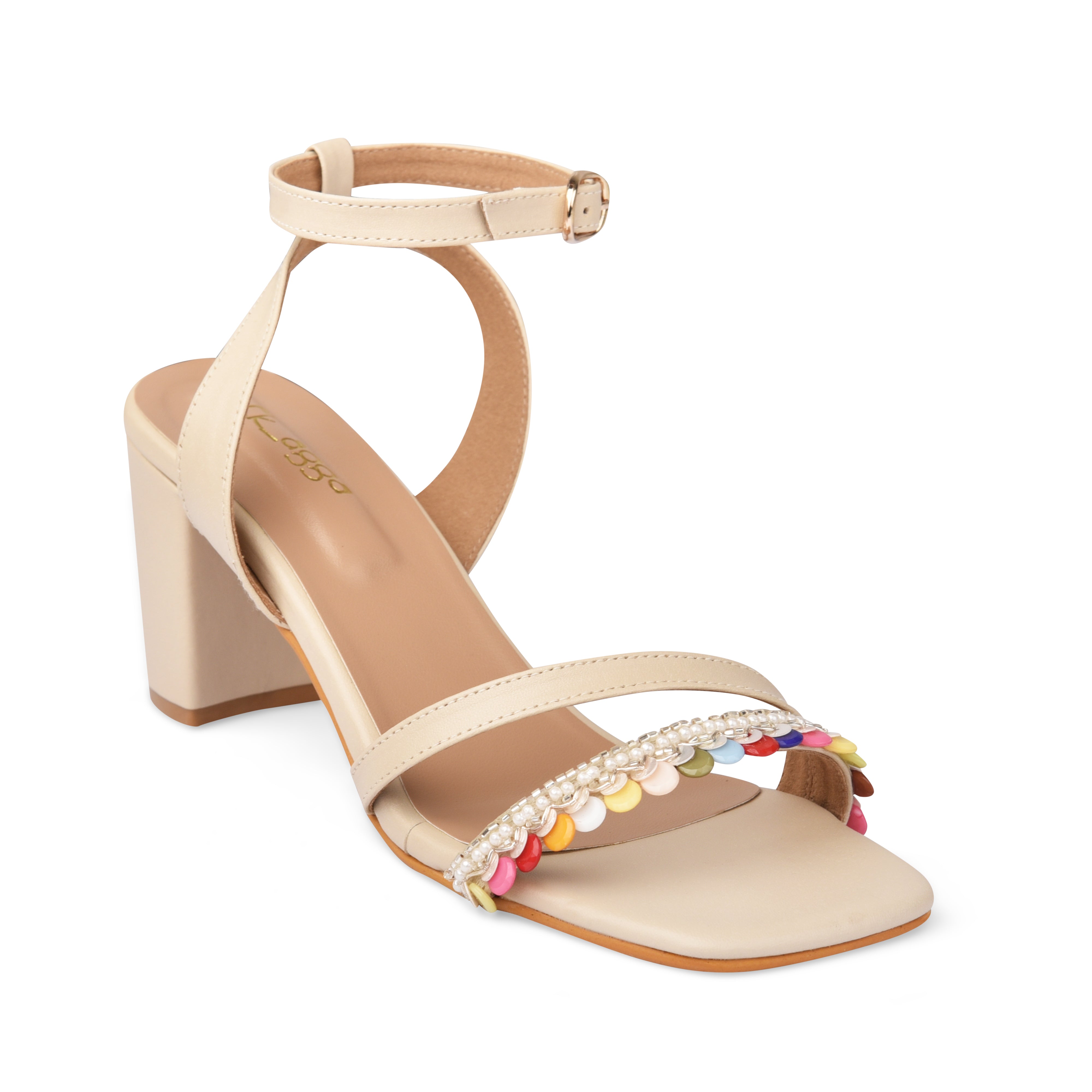 Bead Tie it up Heels