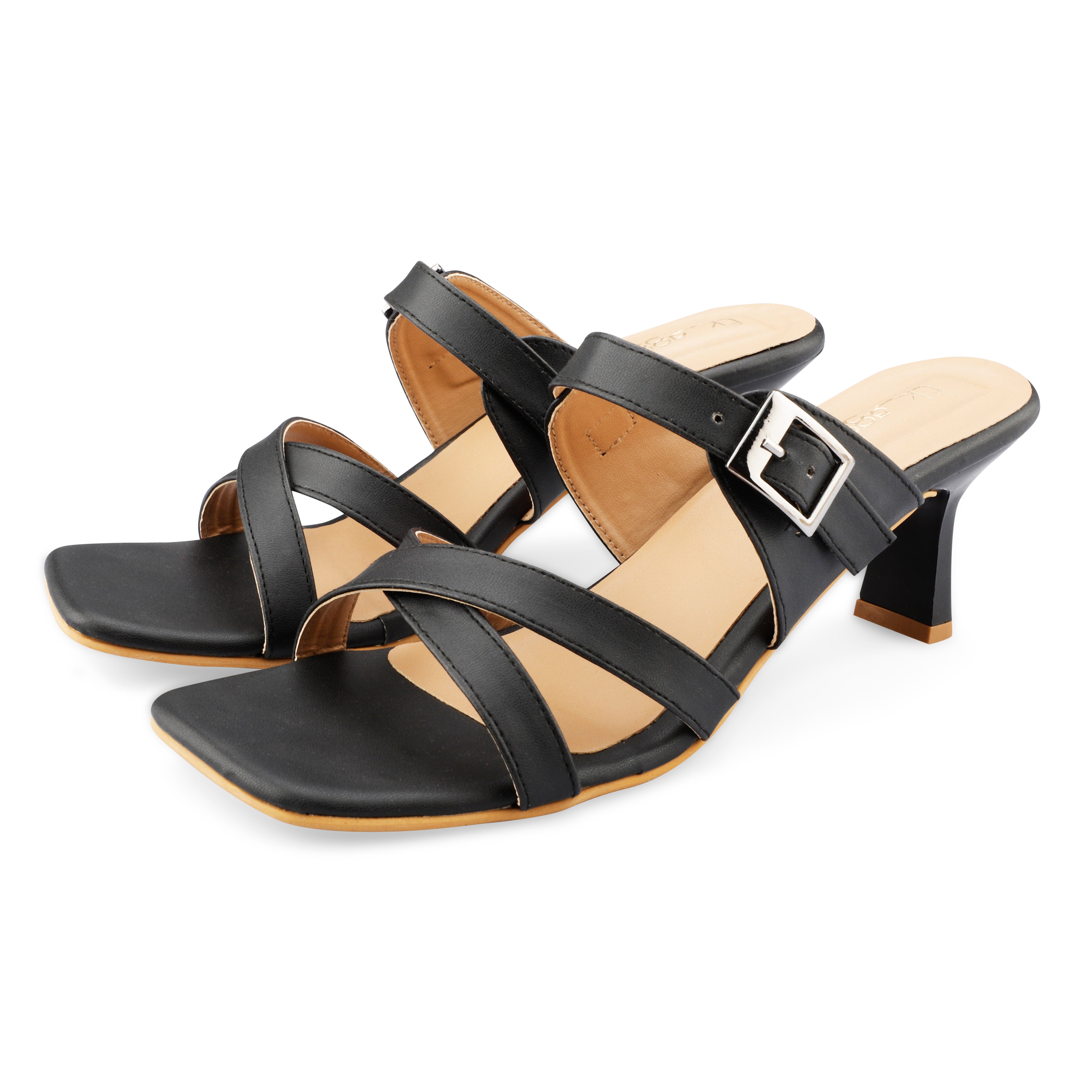 Strap Buckle Heel