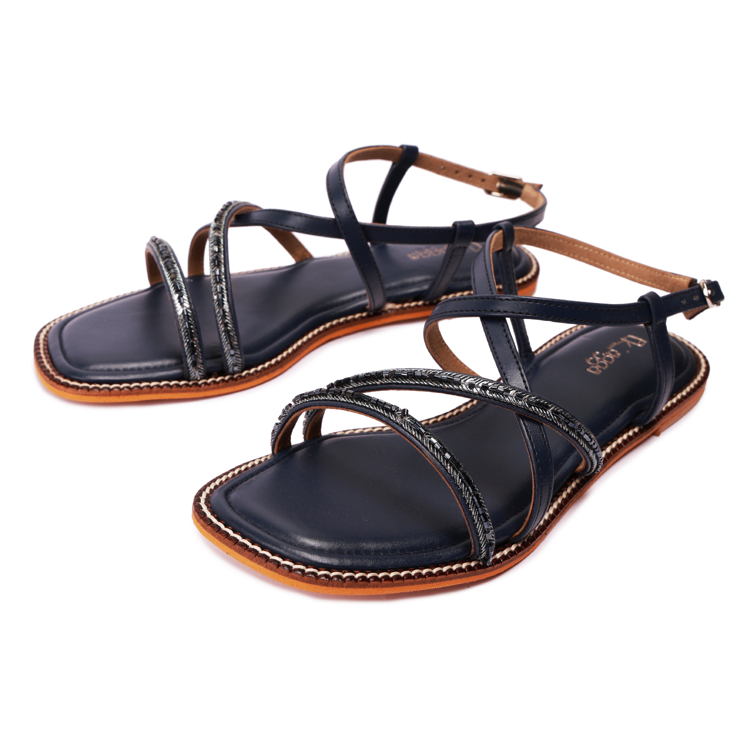 Embellished Strap Tie up