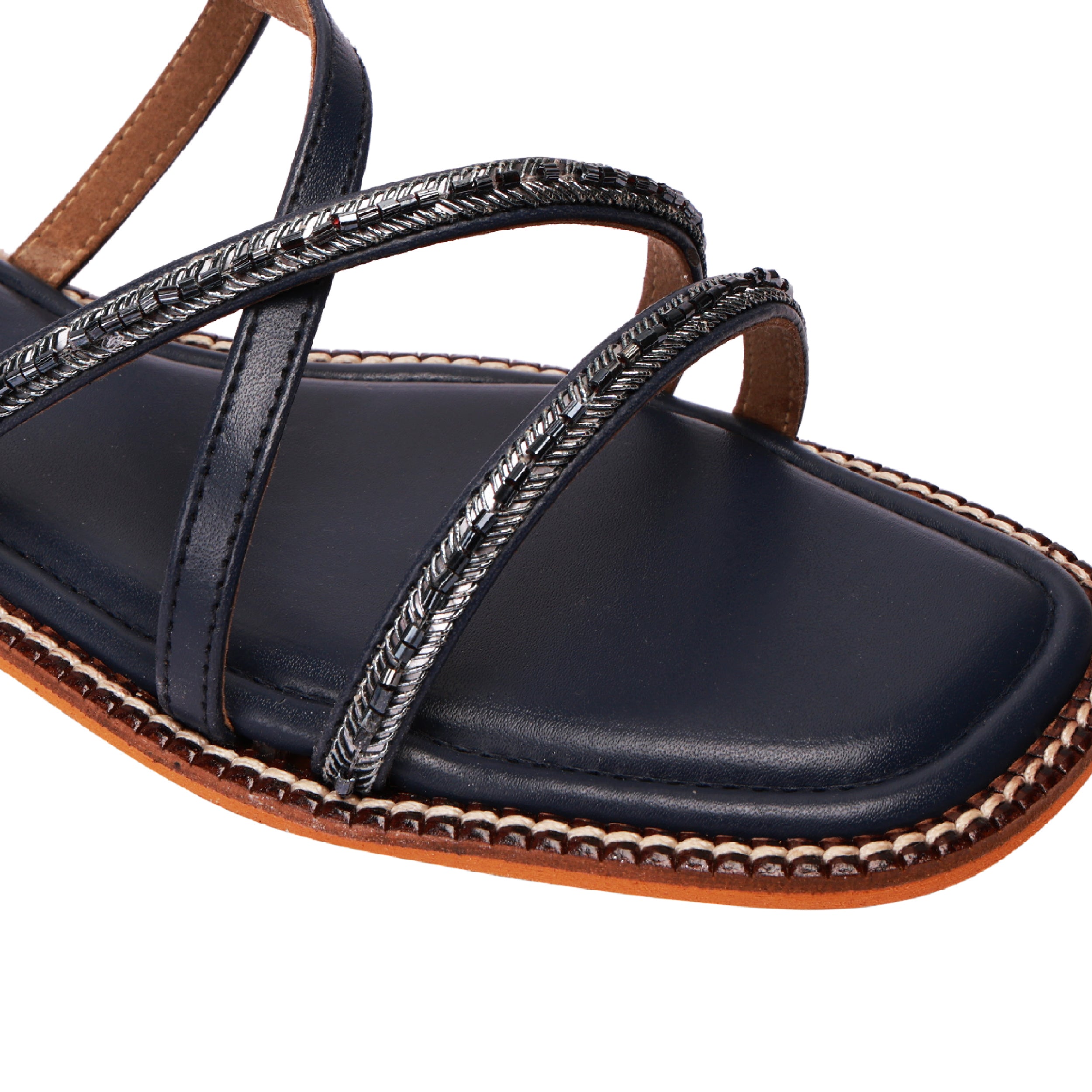 Embellished Strap Tie up