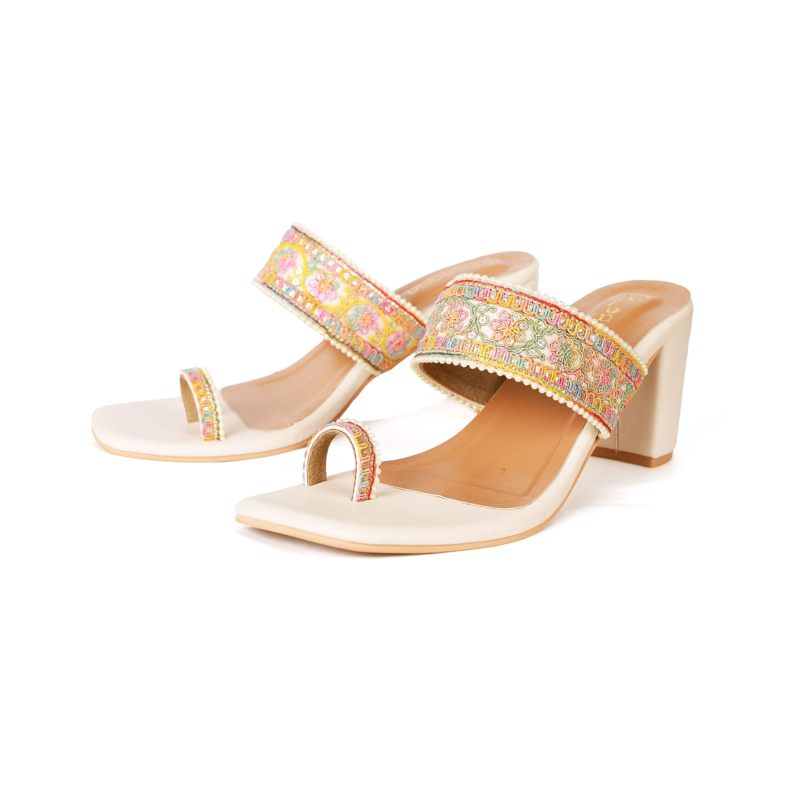 Pearl Studded Wedges