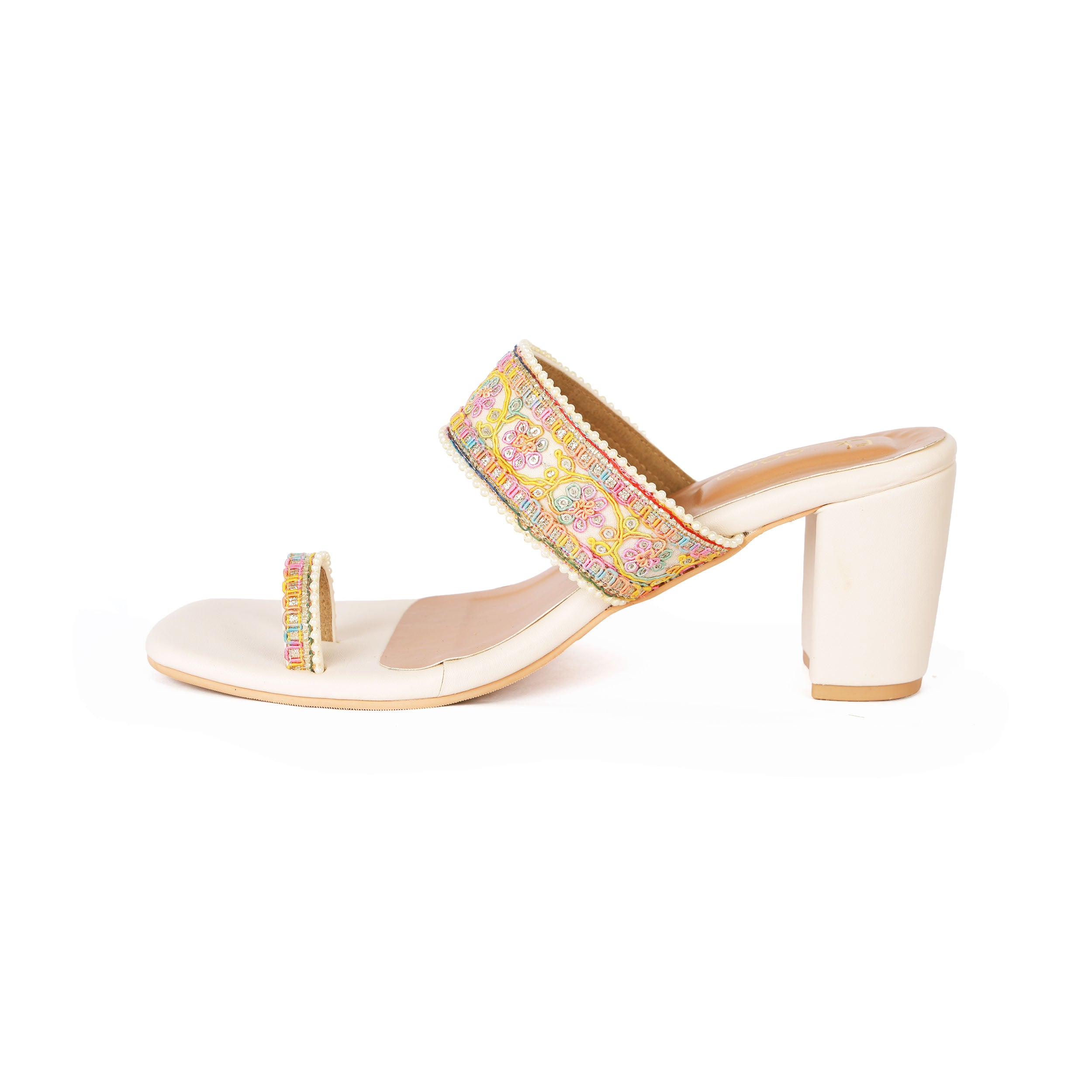 Pearl Studded Wedges