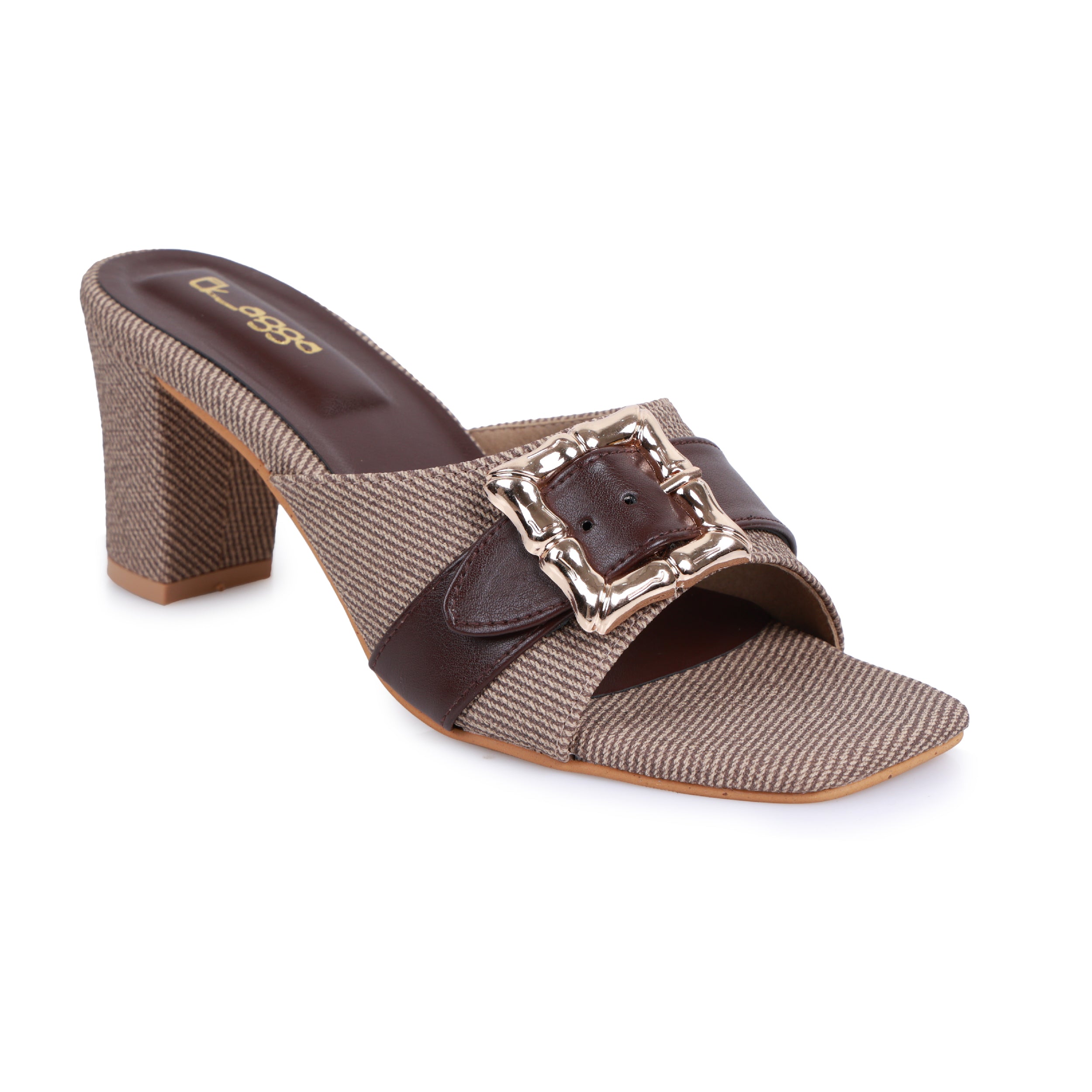 Buckle Monochrome Heel