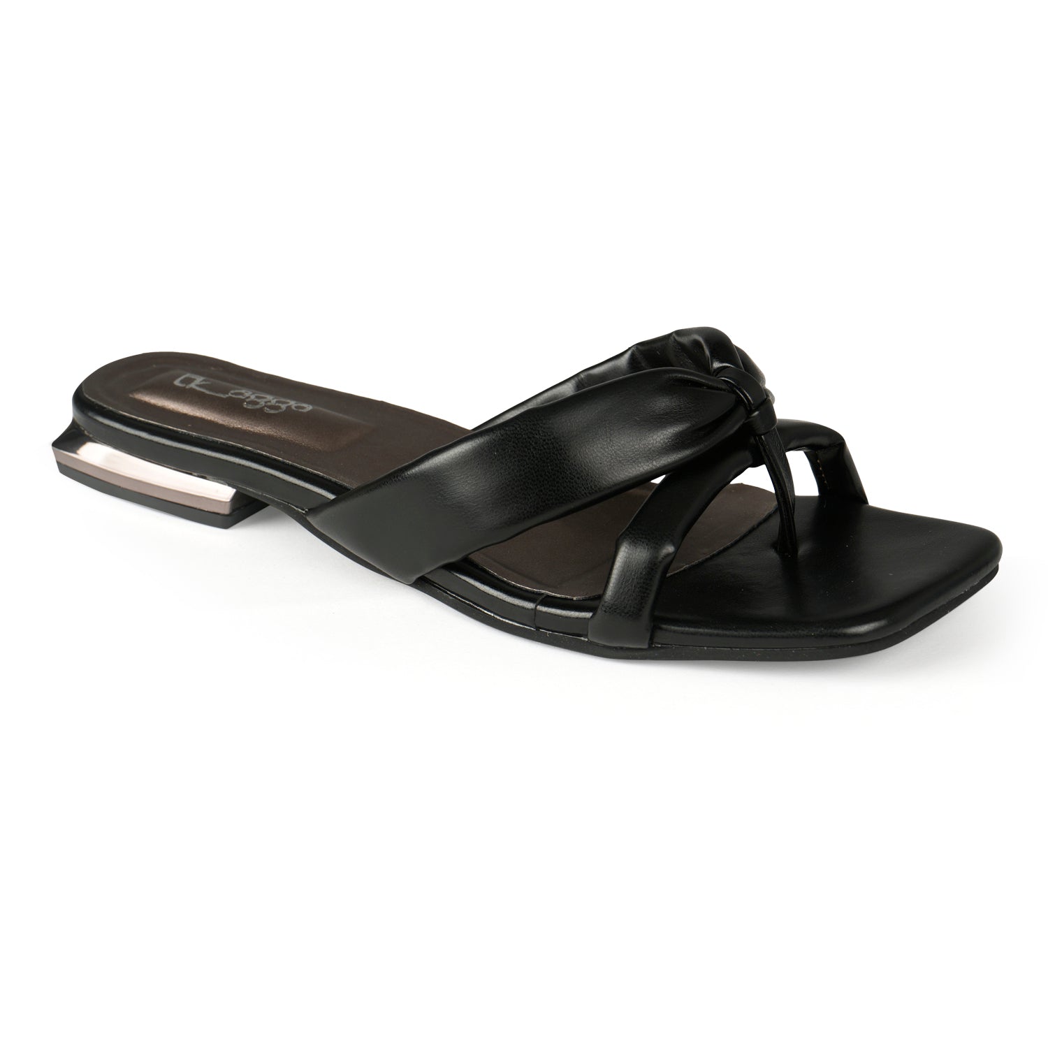 Strapped Black Heels