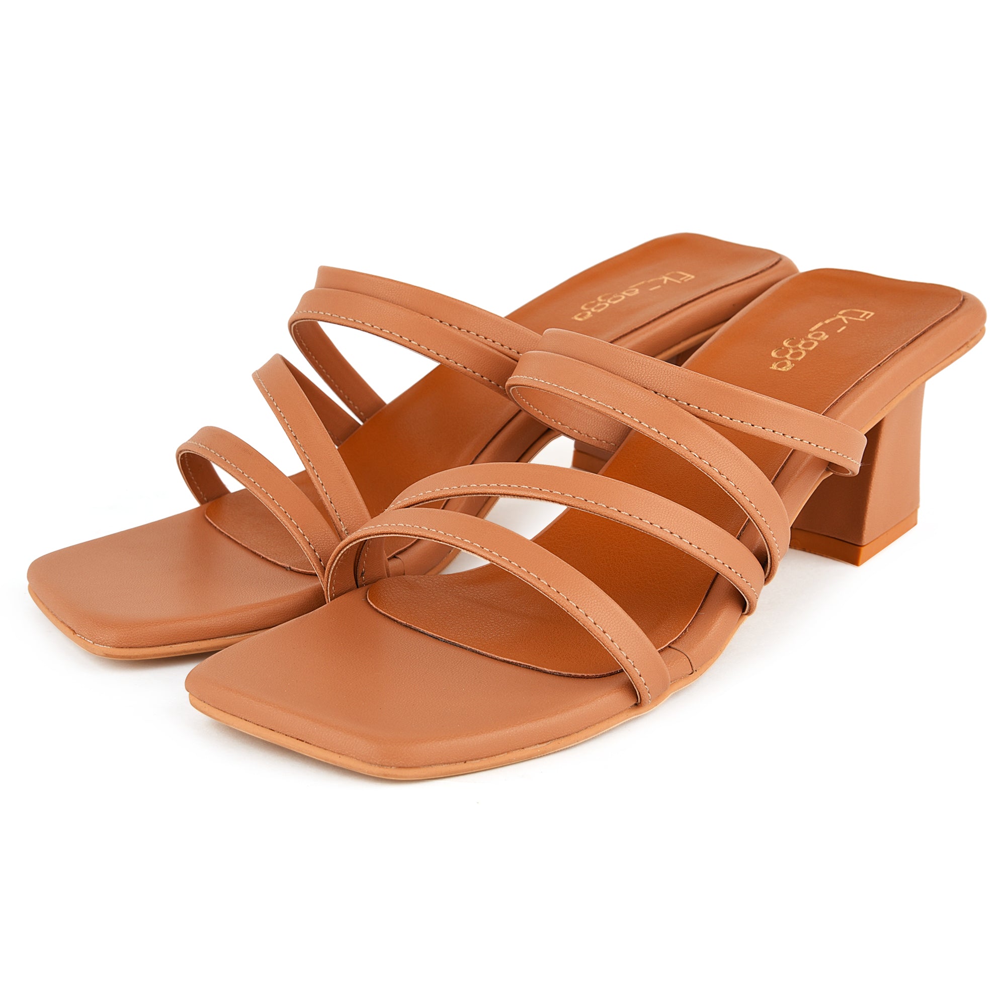 Strapped Block Heels