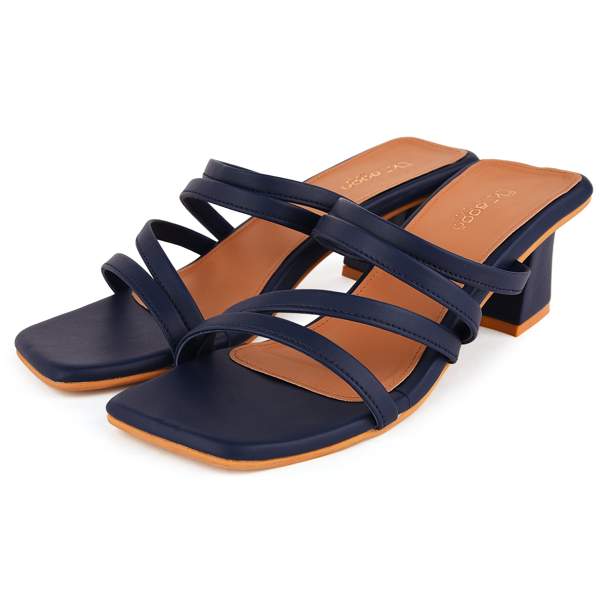 Strapped Block Heels