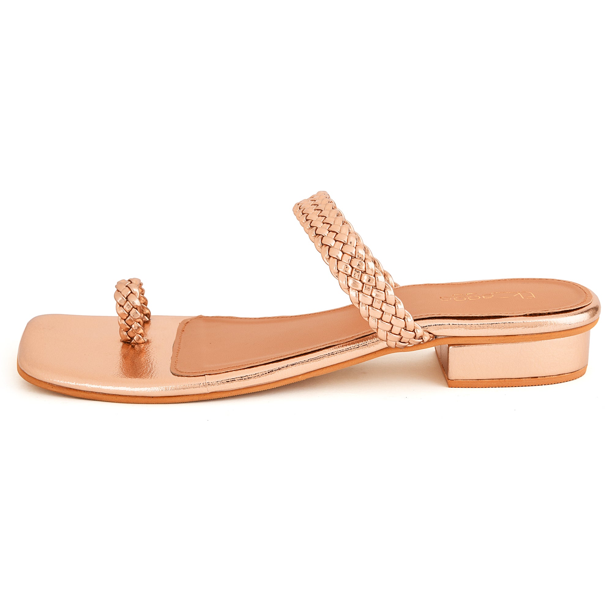 Braided Rosegold Strap