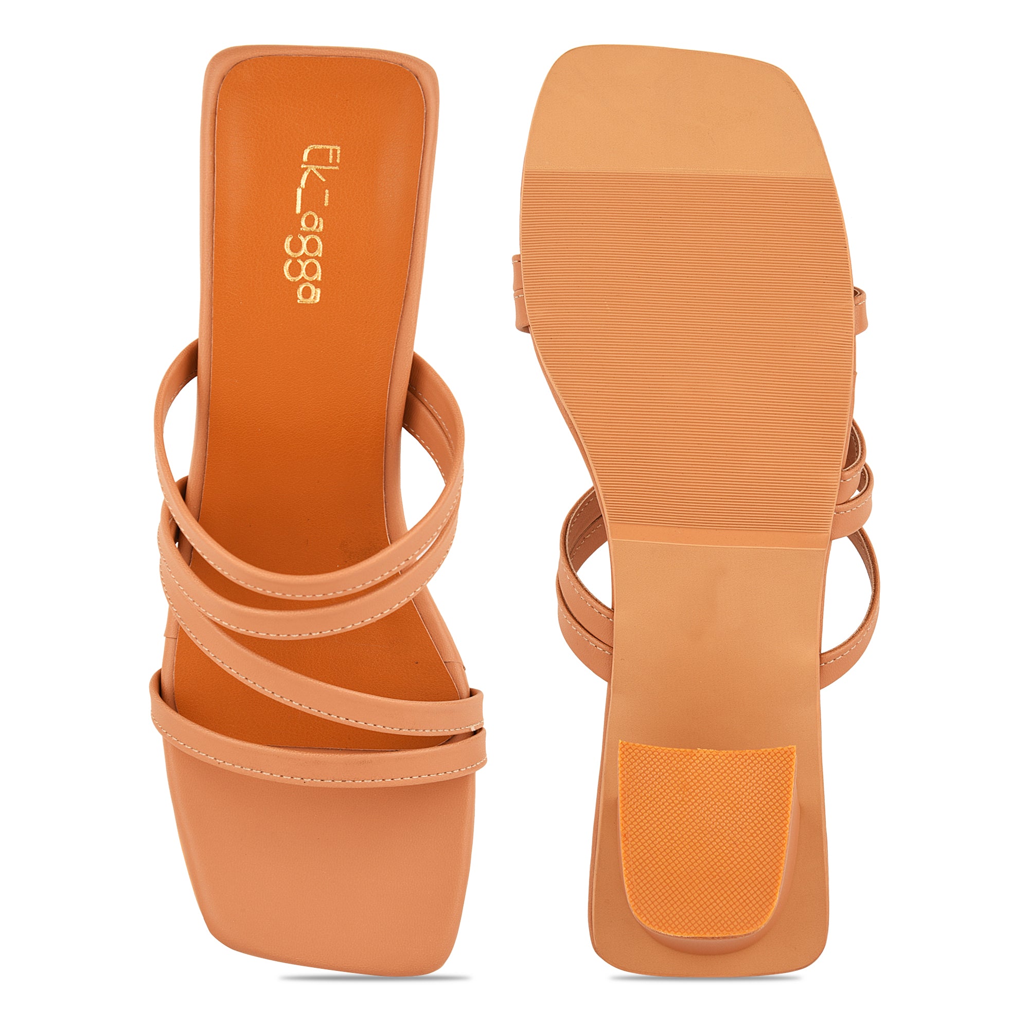 Strapped Block Heels