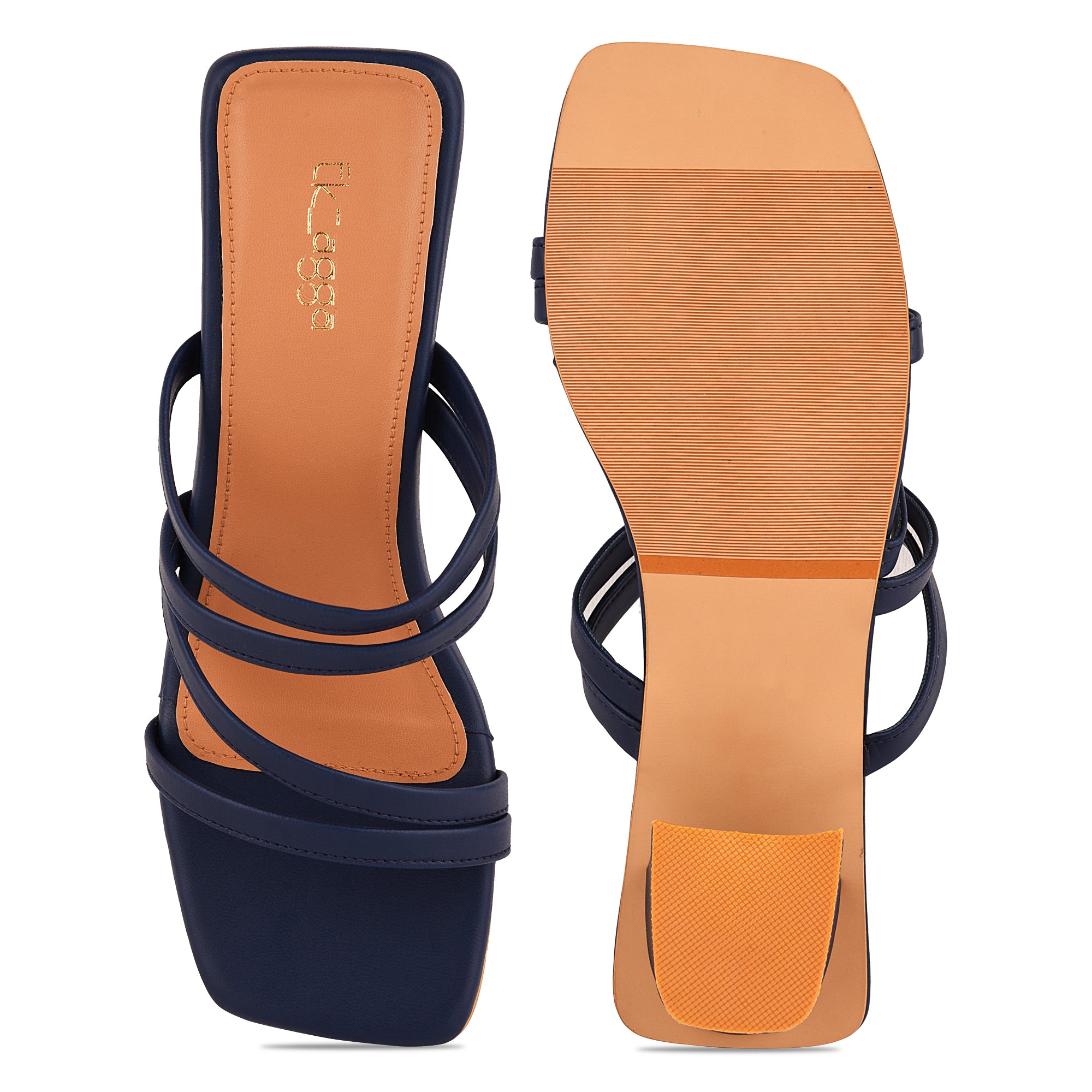 Strapped Block Heels