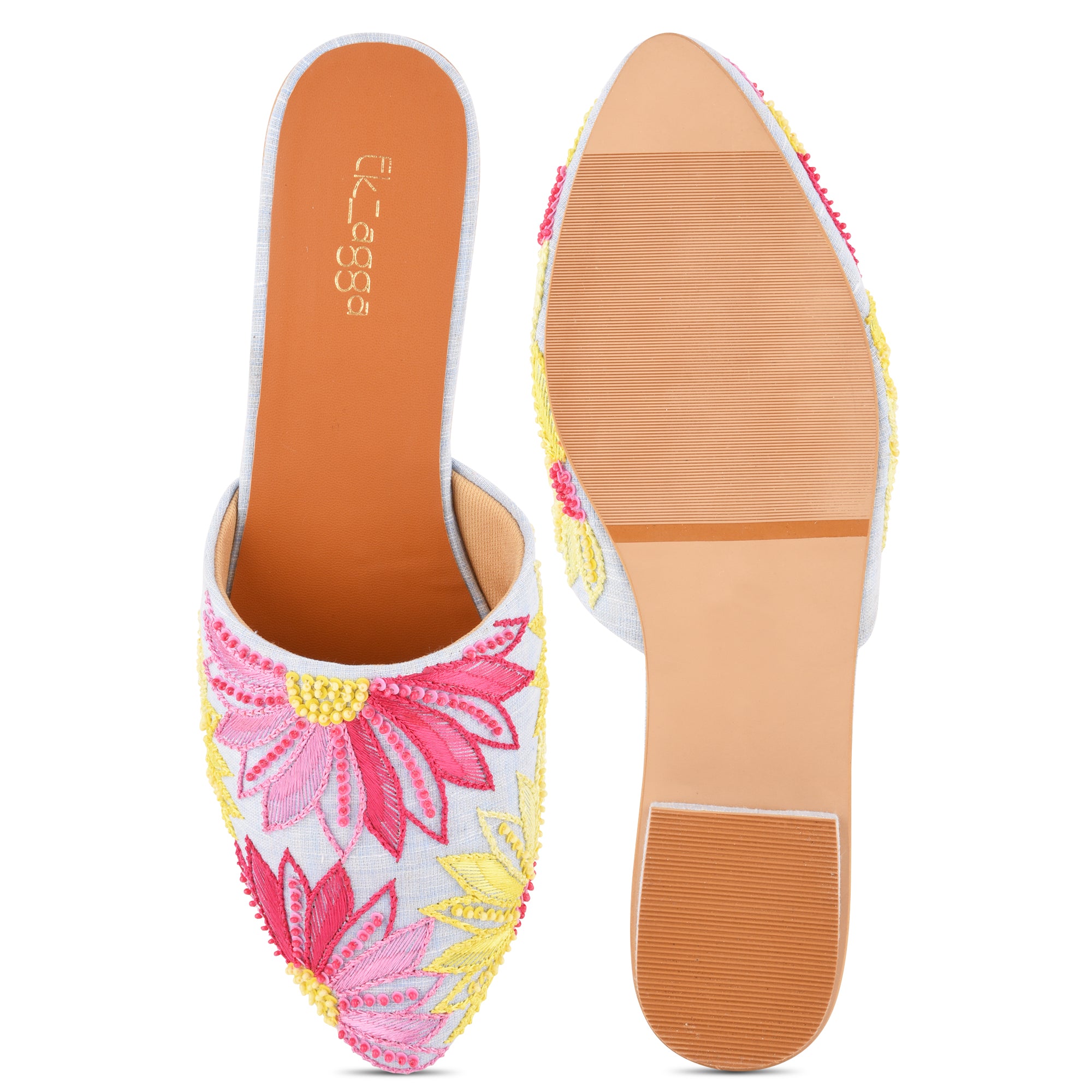 Pop Floral Mules