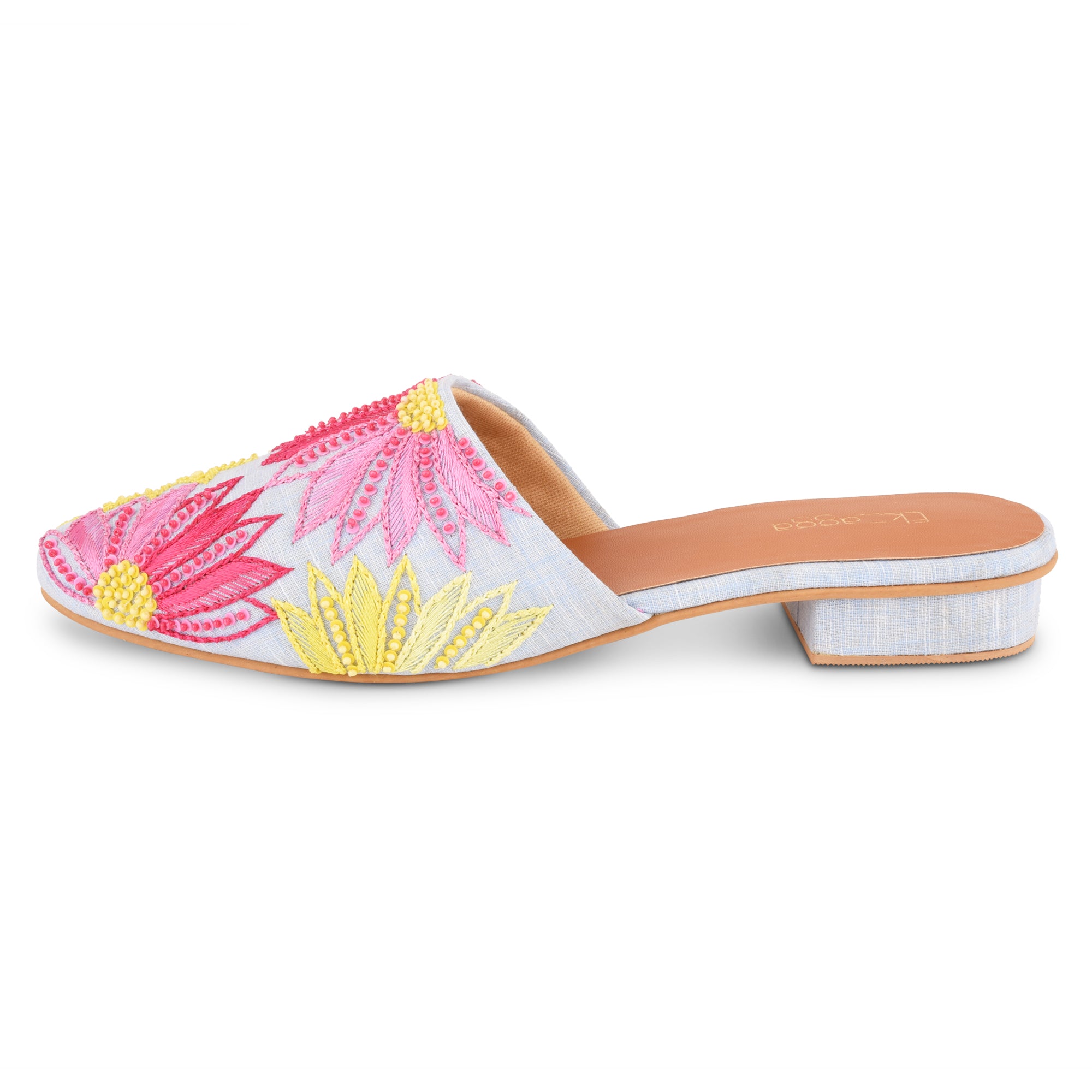 Pop Floral Mules