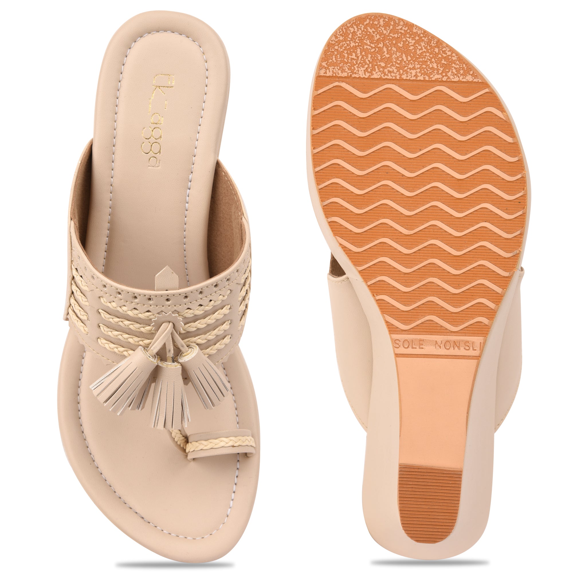 Tassel Kolhapuri Wedges